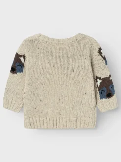 NAME IT Oballe langærmet strik - SUMMERSAND- Cardigans, Veste & Trøjer