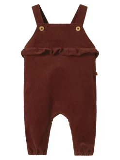 Lil' Atelier Obert Cord Smækbukser - Hot Chocolate- Smækbukser & Buksedragter
