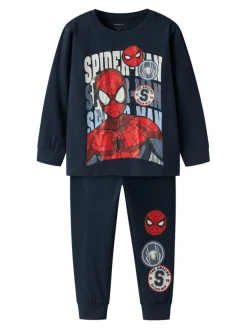 NAME IT Octi Spiderman Nattøj Sæt - Navy Blazer- Licens|Nattøj & Natkjoler