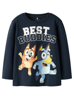 NAME IT Odin Bluey Trøje - Navy Blazer- Licens|Bluser