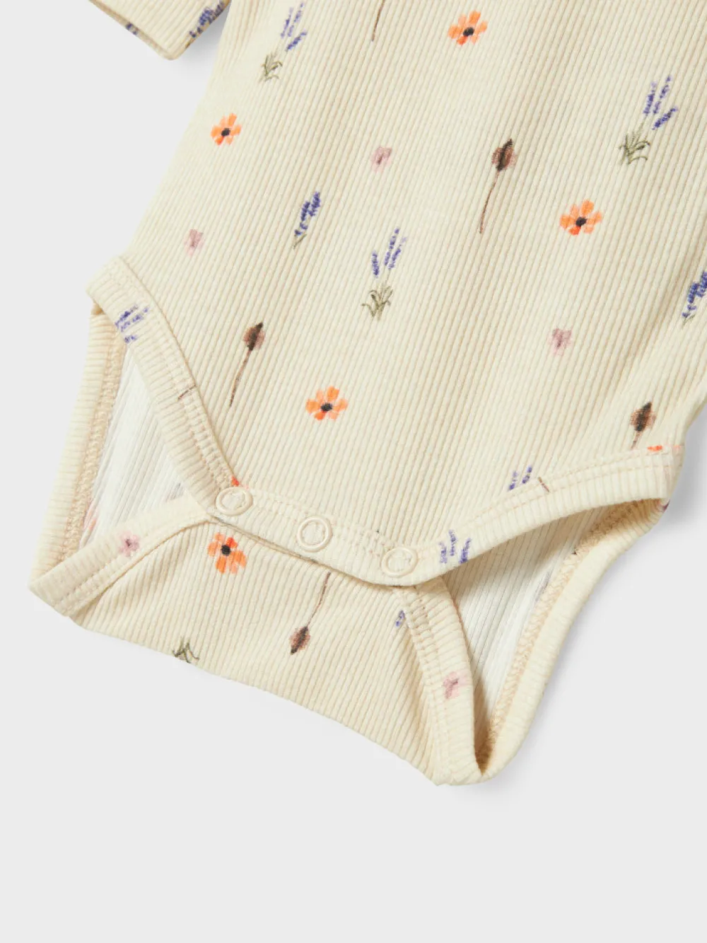 NAME IT Ohio Langærmet Body - Peyote Melange- Bodystocking Langærmet