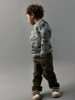 NAME IT Olin Sweatshirt - Grey Melange- Cardigans, Veste & Trøjer