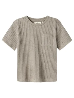 Lil' Atelier Omilo ss t-shirt - MOURNING- T-Shirts & Toppe