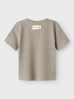 Lil' Atelier Omilo ss t-shirt - MOURNING- T-Shirts & Toppe