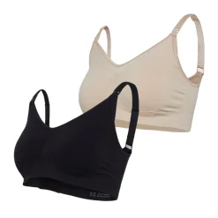 Carriwell Original graviditets og amme-bh 2-pak - Beige+sort- Amme Bh'Er