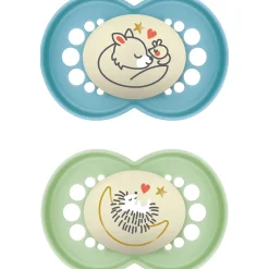 MAM Original Night 6-16m Silicone Blue- Sutter