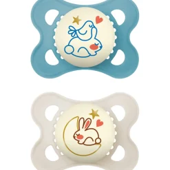 MAM Original Night 0-6m Silicone Blue- Sutter