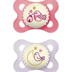 MAM Original Night 0-6m Silicone Pink- Sutter