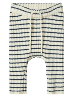 NAME IT Ostripe Bukser - Insignia Blue- Bukser