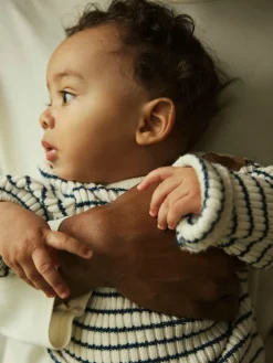 NAME IT Ostripe Striktrøje - Insignia Blue- Cardigans, Veste & Trøjer