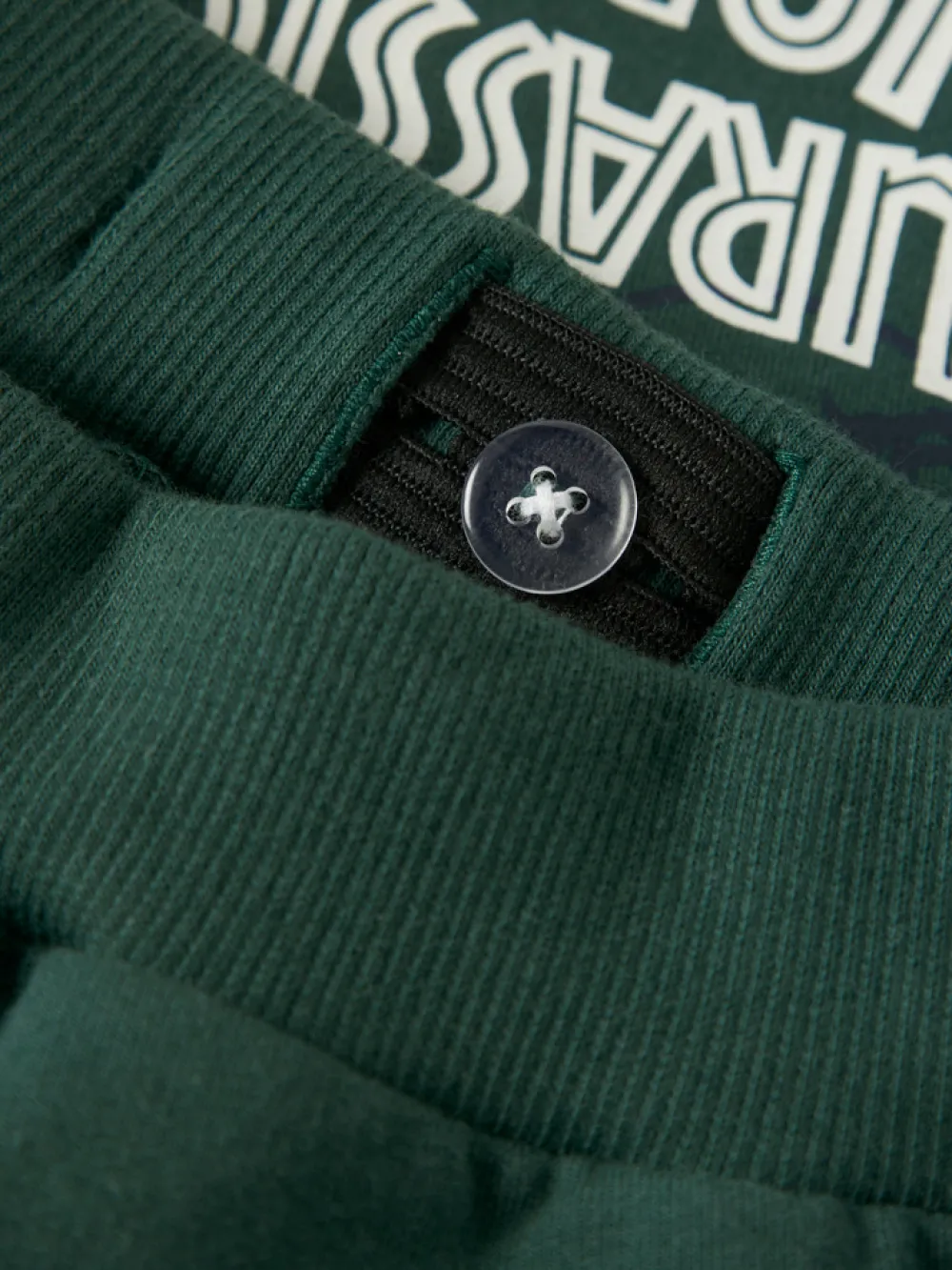 NAME IT Oswald Jurassic Sweatpants - Bistro Green- Bukser