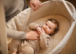 Moonboon Oval Vugge, natur-Børn Vugger|Slyngevugger