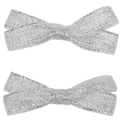 Jocko 2-pak hårspænde - SØLV- Festtøj & Tilbehør