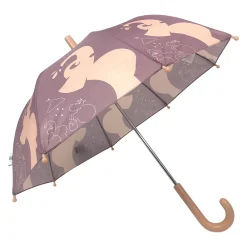 Follow the duck Paraply med elefantprint blush rose- Regntøj