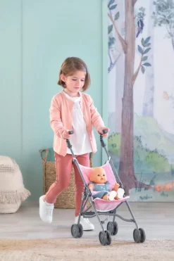 COROLLE Paraplyklapvogn, Rosa- Dukkevogne & Senge