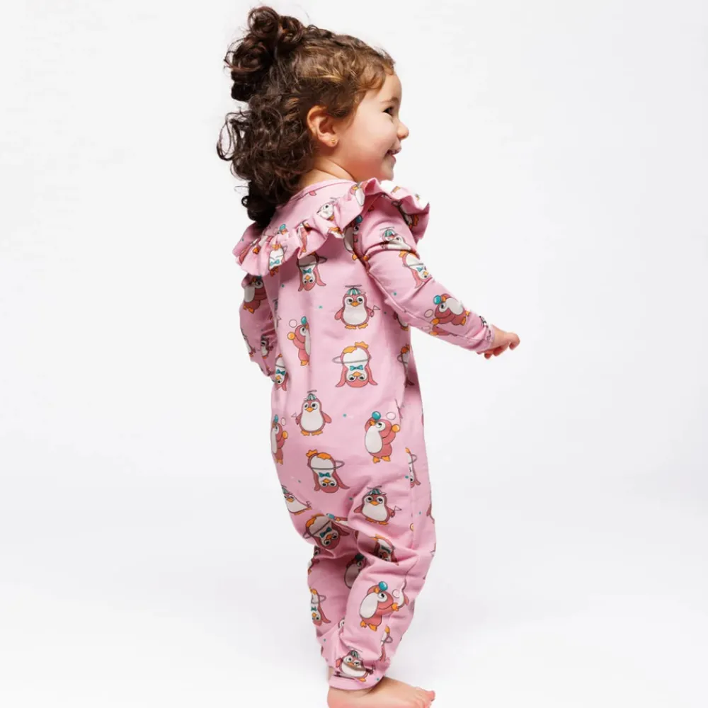 Småfolk Paula Red Heldragt - Lace- Heldragter U. Fod