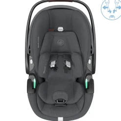 Maxi-Cosi Pebble 360 Pro2 - Twillic Graphite- Autostole Uden Baser|Autostole 40-87 Cm (0-15 Mdr.)