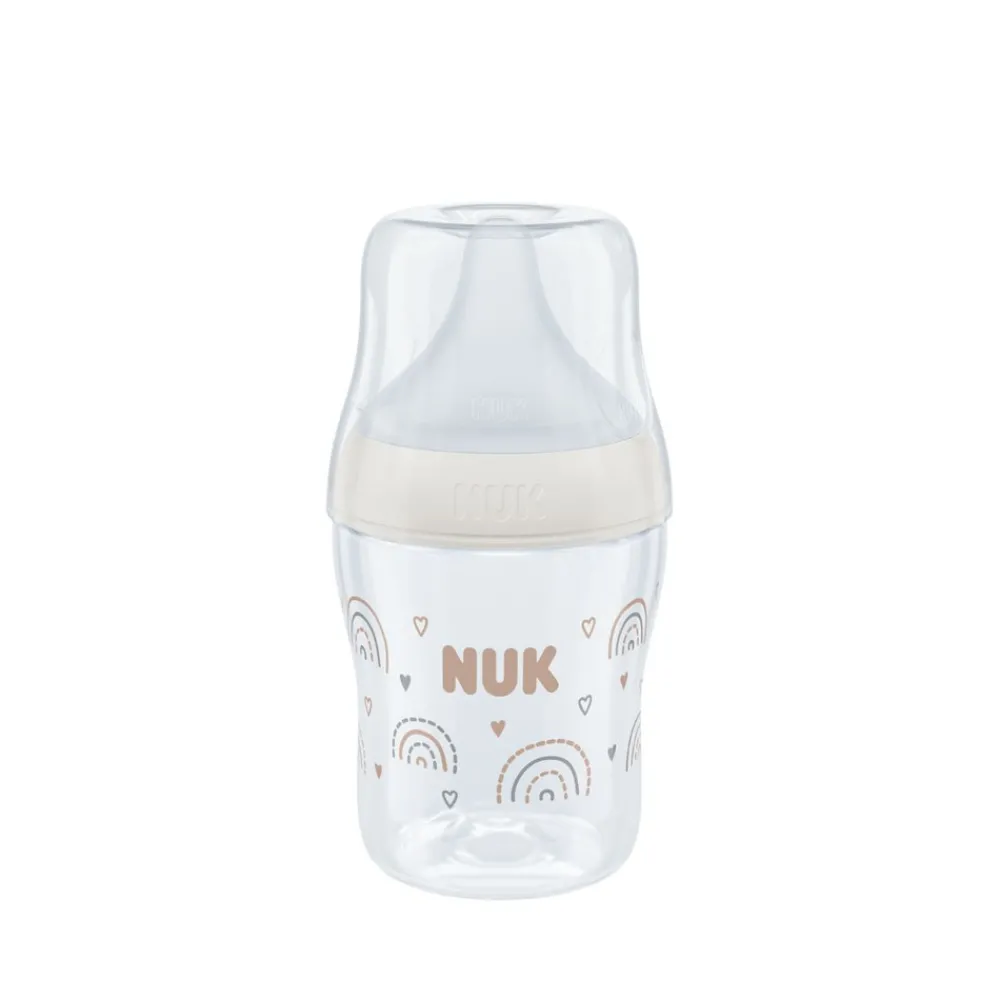 NUK Perfect Match PP sutteflaske 150 ml - Rainbow- Sutteflasker
