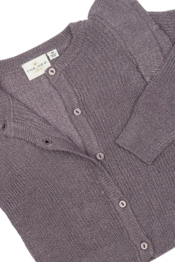 The New Siblings Perle Strik Glitter Cardigan - GRAY RIDGE- Cardigans, Veste & Trøjer
