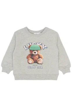 The New Siblings Pippin Sweatshirt - LIGHT GREY- Cardigans, Veste & Trøjer