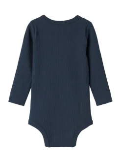 MarMar Copenhagen Plain Langærmet Body - Pilot navy- Bodystocking Langærmet