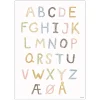 Poster & Frame Plakat - ABC Kridt A3-Børn Plakater