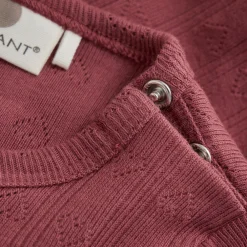 En Fant Pointelle Body Langærmet - 4598- Bodystocking Langærmet