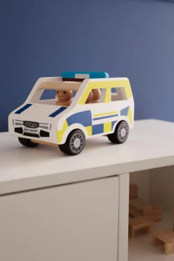 Kids Concept Politibil i træ- Legetøjsbiler