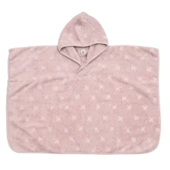 Müsli Poncho med hætte frotté - nightingaler 110-140-Børn Badeslag & Ponchoer
