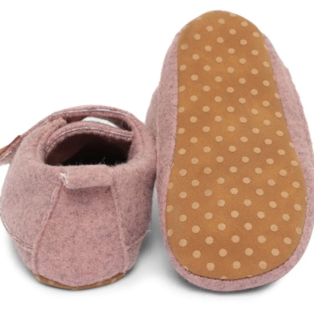 Mikk-Line Prewalker Filt - ADOBE ROSE- Hjemmesko