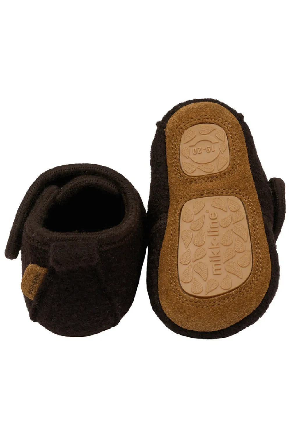 Mikk-Line Prewalker Uld - Raisin- Uld Hjemmesko