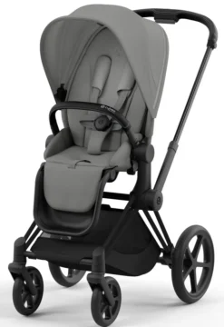 Cybex Priam klapvogn - mirage grey/matt black- Klapvogne Med Flade Sæder