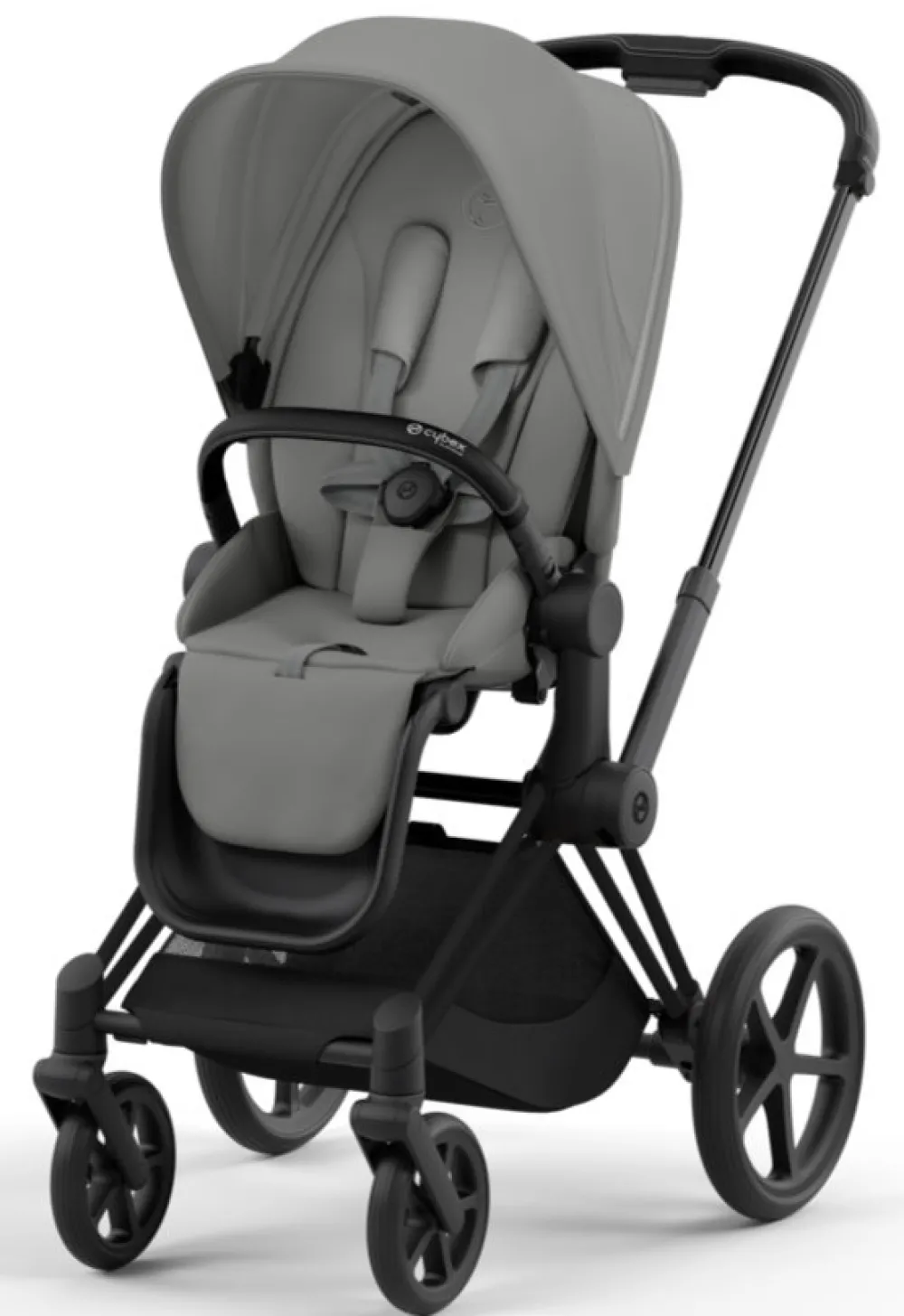 Cybex Priam klapvogn - mirage grey/matt black- Klapvogne Med Flade Sæder