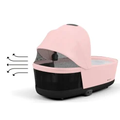 Cybex PRIAM Lux Barnevognskasse - Peach Pink- Liggedele Til Kombivogne