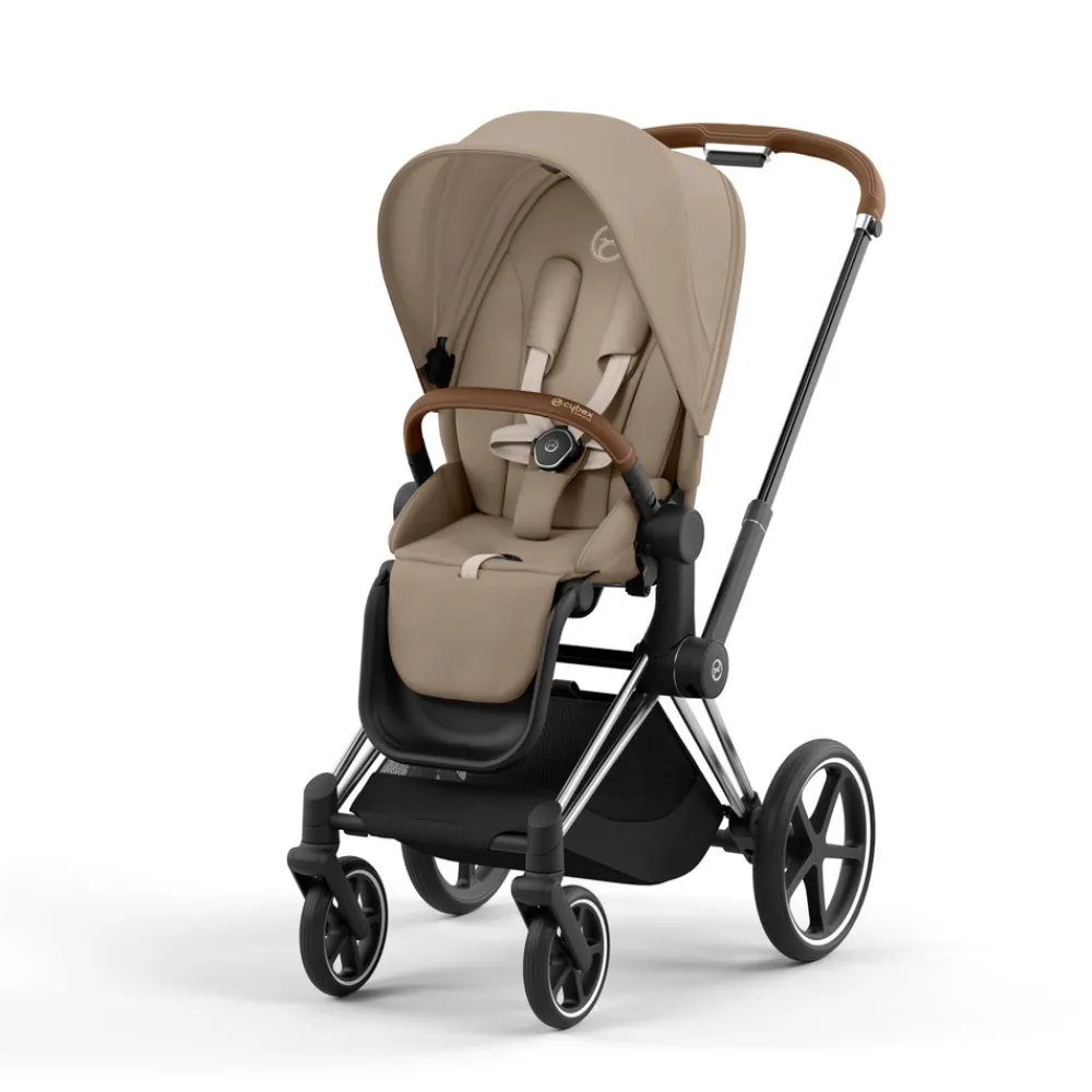 Cybex Priam pakke - cozy beige/chrome brown PLUS- Kombivognspakker