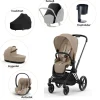 Cybex Priam pakke - cozy beige/matt black PLUS- Kombivognspakker