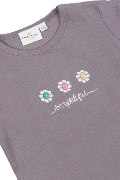 The New Siblings Princess Rib Bluse - GRAY RIDGE- Bluser