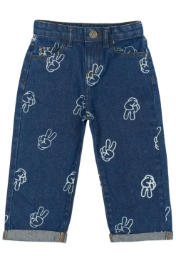 The New Siblings Prosper Jeans - MBLUEDENIM- Bukser