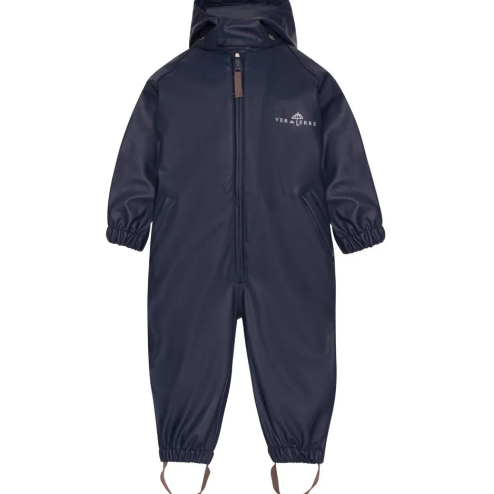VER de TERRE PU Regnsæt - Navy- Regntøj