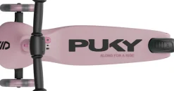 PUKY PUSH foldbart løbehjul m. LED pink- Løbehjul & Rulleskøjter