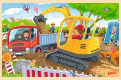 Goki Puslespil Gravemaskine- Puslespil