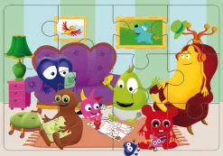 BABBLARNA Puslespil i træ med hverdagsmotiv- Puslespil