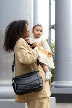 Storksak Pusletaske, Aria, Quiltet læder- Pusletasker & Transporttasker