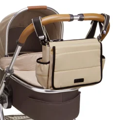 Babymel Pusletaske, Quiltet Beige- Pusletasker & Transporttasker