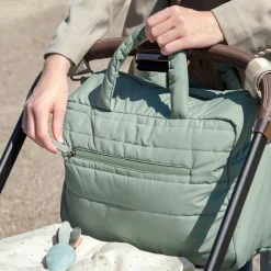 Done By Deer Quiltet pusletaske - grøn- Pusletasker & Transporttasker