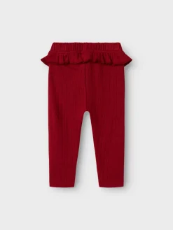 Lil' Atelier Rachel Leggings - Red dahlia- Leggings