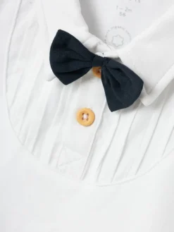 NAME IT Ramus Langærmet Body - Bright White- Juletøj|Bodystocking Langærmet