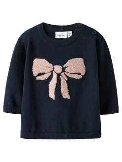 NAME IT Rebow Striktrøje - Navy Blazer- Juletøj|Cardigans, Veste & Trøjer