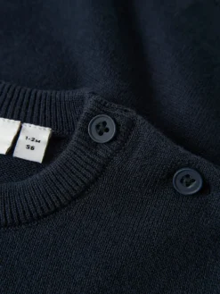 NAME IT Rebow Striktrøje - Navy Blazer- Juletøj|Cardigans, Veste & Trøjer