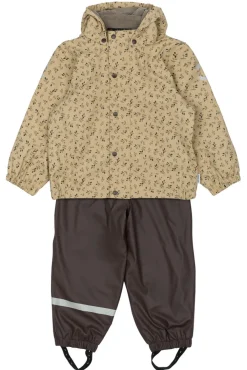 Mikk-Line Regnsæt m. Fleece - Cornstalk- Regntøj